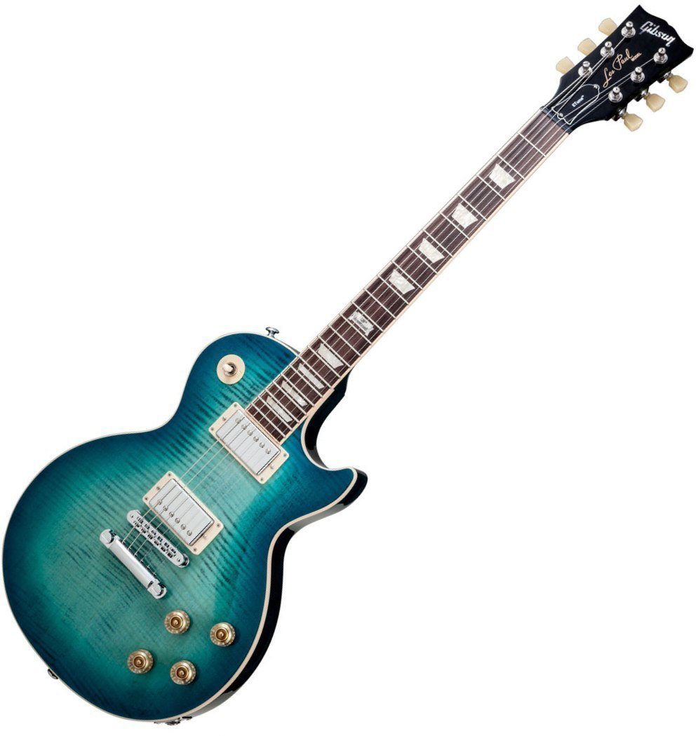 Guitare électrique Gibson Les Paul Standard 2014 Ocean Water Perimeter