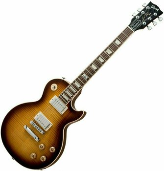 Guitare électrique Gibson Les Paul Standard Plus 2014 Tobacco Sunburst Perimeter - 1