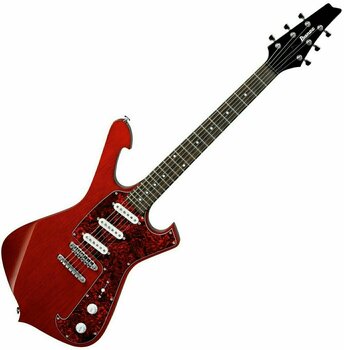Signatur elektrisk guitar Ibanez FRM 100 Transparent Red - 1