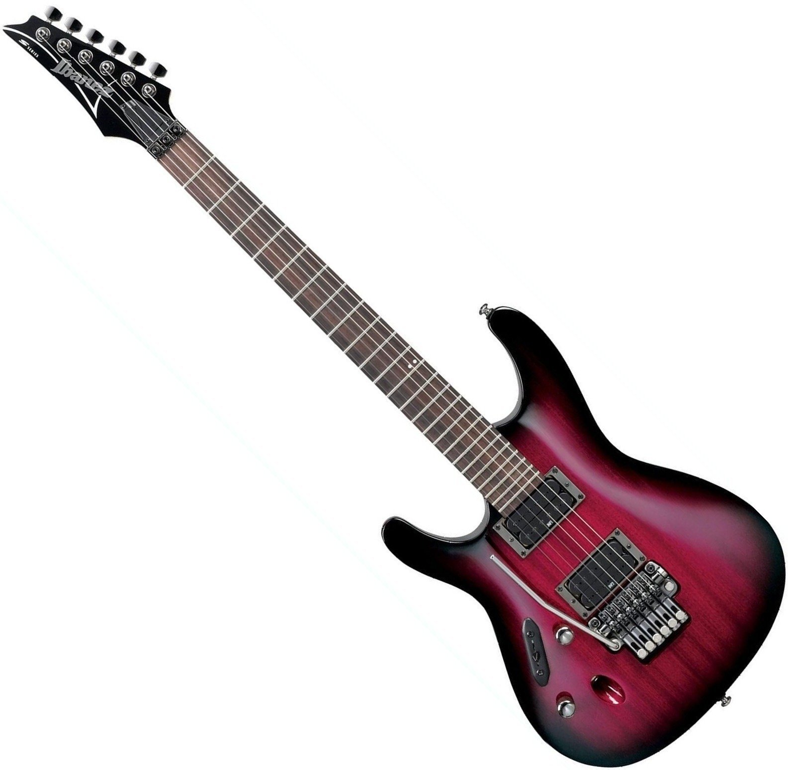 Balkezes elektromos gitár Ibanez S 420L Blackberry Sunburst