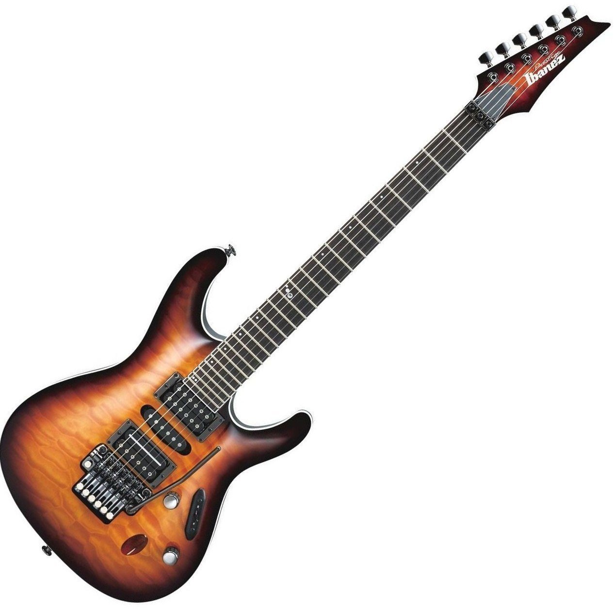 Elektrisk gitarr Ibanez S 5470Q Regal Brown Burst