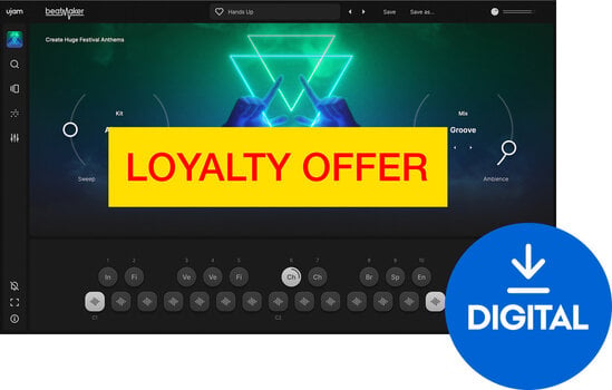 Studio software plug-in effect UJAM HYPE Loyalty Offer (Digitaal product) - 1