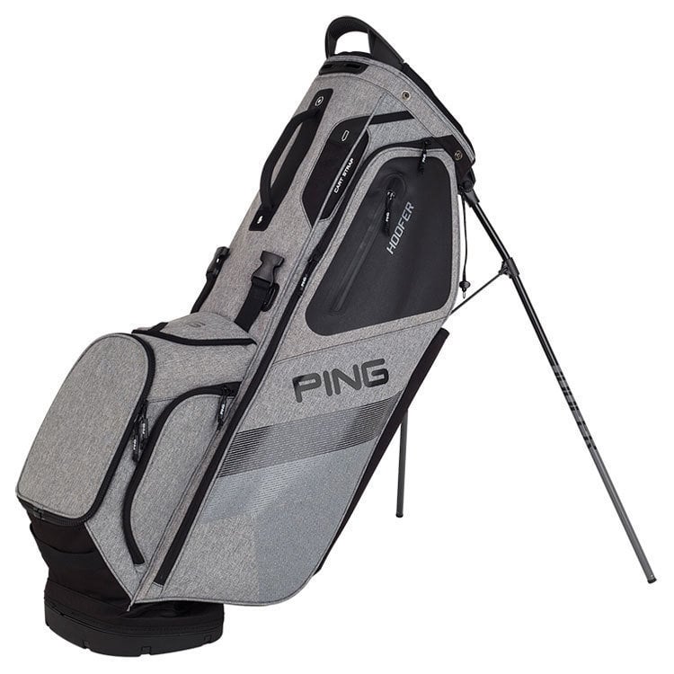 Bolsa de golf Ping Hoofer Heather Grey/Black Stand Bag