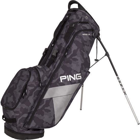 Golfbag Ping Hoofer Lite Black Camo/Platinum Stand Bag