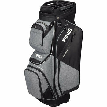 Чантa за голф Ping Pioneer Heather Grey/Black Cart Bag - 1