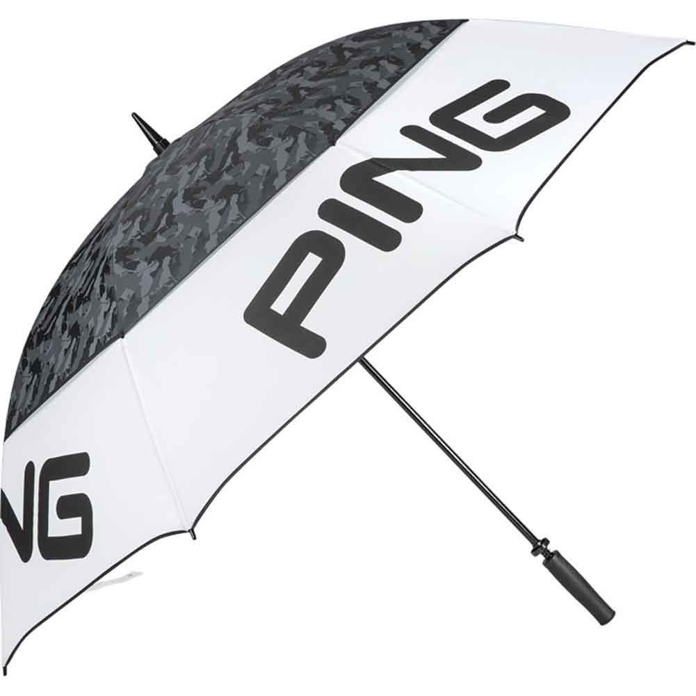 Regenschirm Ping Tour Umbrella White/Black/Mr Ping