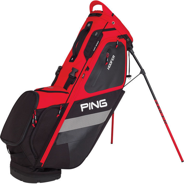 Geanta pentru golf Ping Hoofer Lite Scarlet/Black/Grey Stand Bag