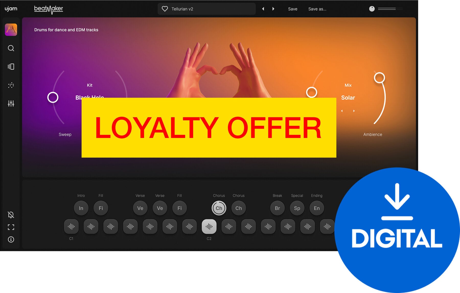 VST Instrument UJAM EDEN 2 Loyalty Offer (Digitaalinen tuote)