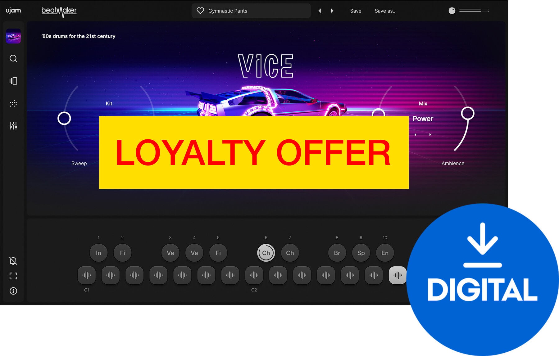 VST Instrument UJAM VICE Loyalty Offer (Digitaalinen tuote)
