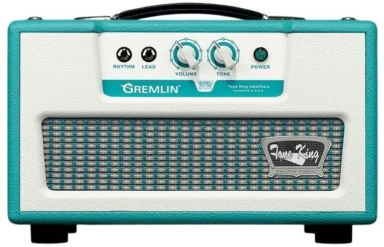 Tube Bass Amplifier Tone King Gremlin Head Turquoise Tube Bass Amplifier