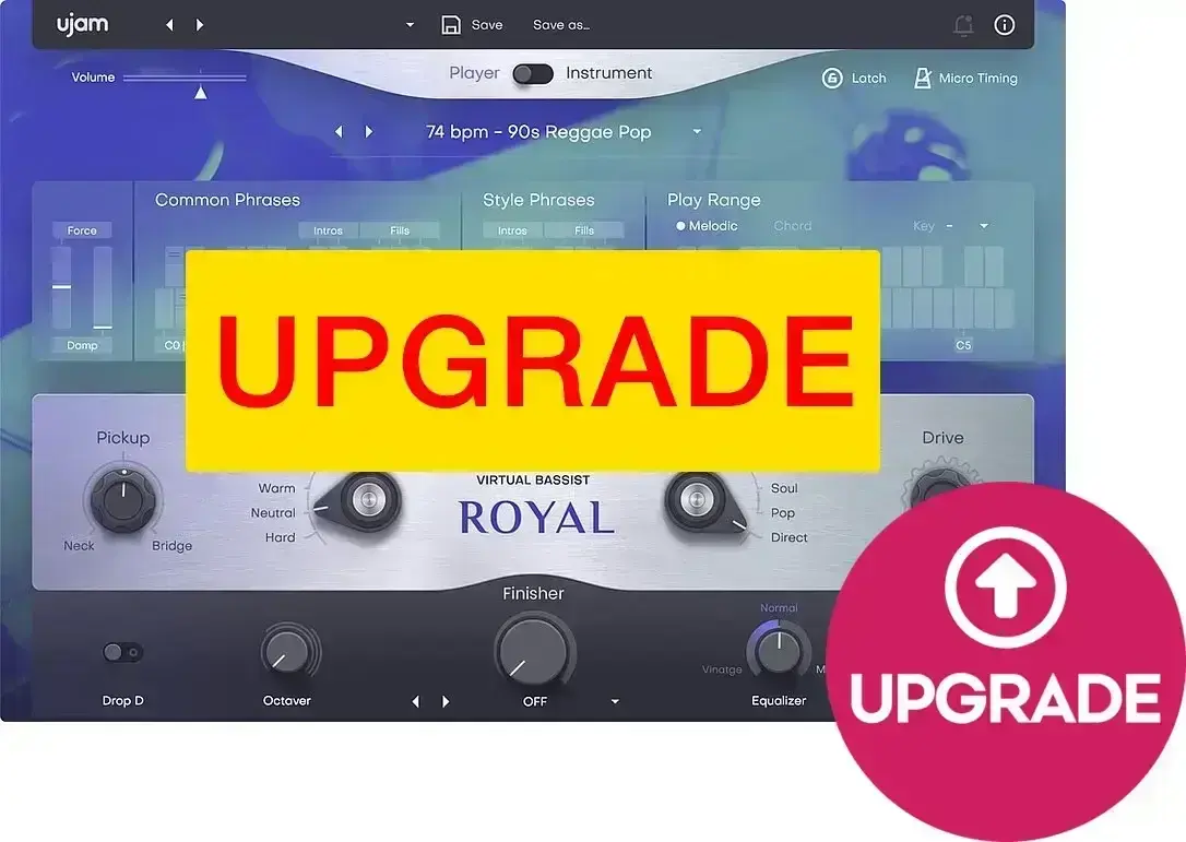 Update / Upgrade / Expansion UJAM ROYAL 2 Upgrade (Produs digital)