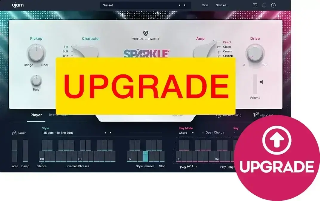 Update / Upgrade / Expansion UJAM SPARKLE 2 Upgrade (Digitalni proizvod)