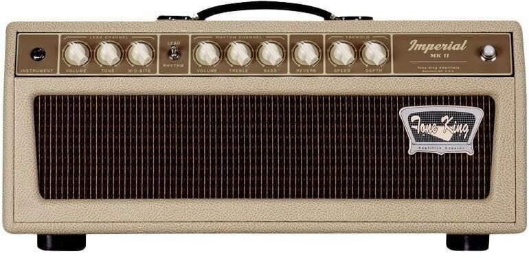 Tube Bass Amplifier Tone King Imperial Mk II Head Cream Tube Bass Amplifier