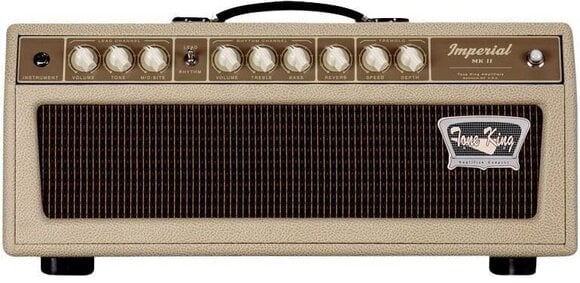 Tube Bass Amplifier Tone King Imperial Mk II Head Cream Tube Bass Amplifier - 1