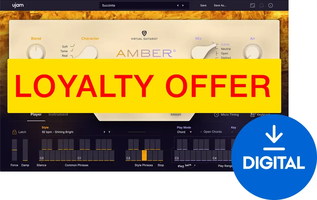 VST Instrument UJAM AMBER 2 Loyalty Offer (Produkt cyfrowy)