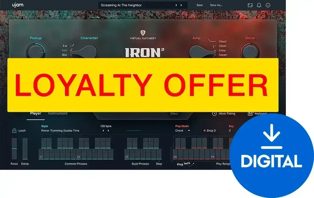 VST Instrument UJAM IRON 2 Loyalty Offer (Produkt cyfrowy)