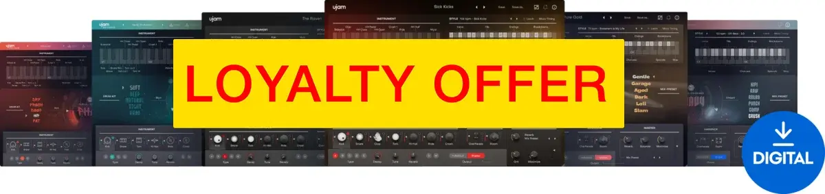 VST Instrument UJAM Virtual Drummer Bdl Loyalty Offer (Produkt cyfrowy)