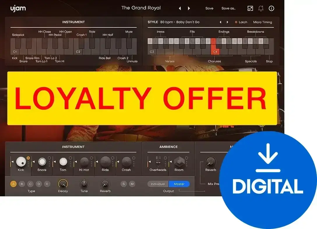 VST Instrument UJAM LEGEND Loyalty Offer (Digitaal product)