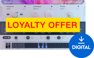 Studio software plug-in effect UJAM EUPHORIA Loyalty Offer (Digitaal product)