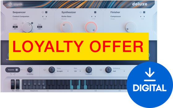 Studio software plug-in effect UJAM DELUXE Loyalty Offer (Digitaal product) - 1