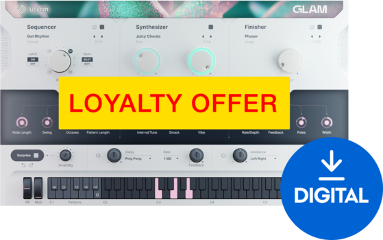 Studio software plug-in effect UJAM GLAM Loyalty Offer (Digitaal product) - 1