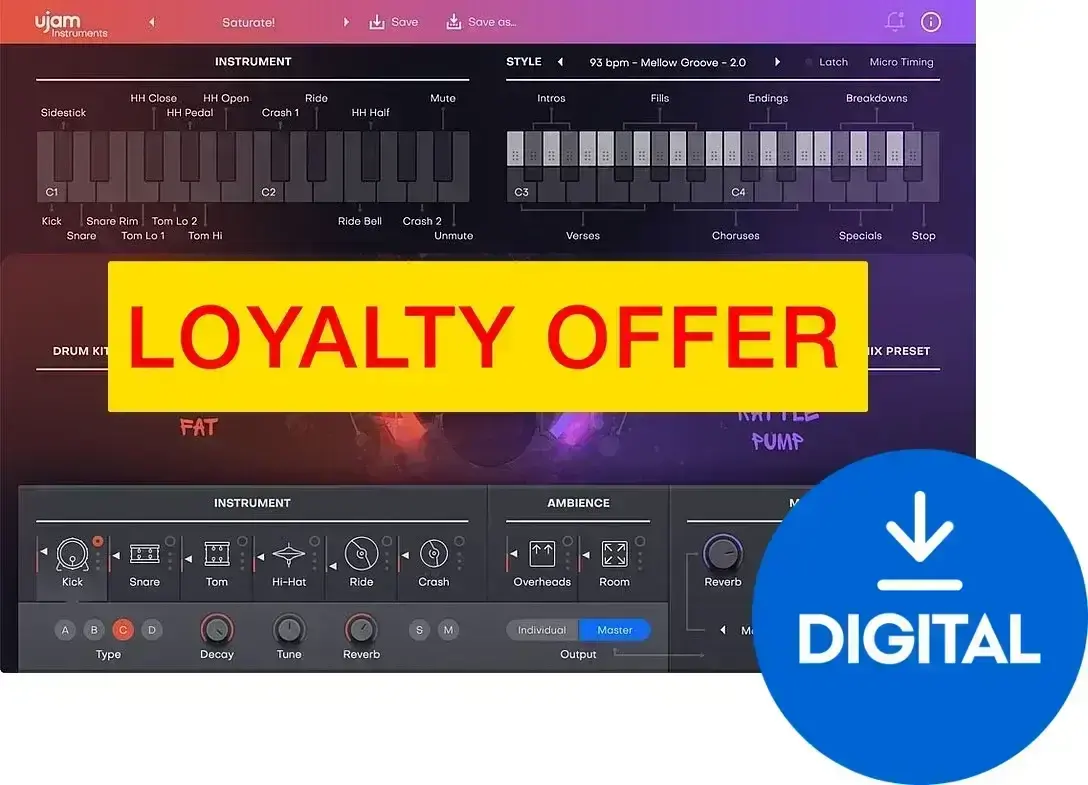 VST Instrument UJAM PHAT 2 Loyalty Offer (Produkt cyfrowy)