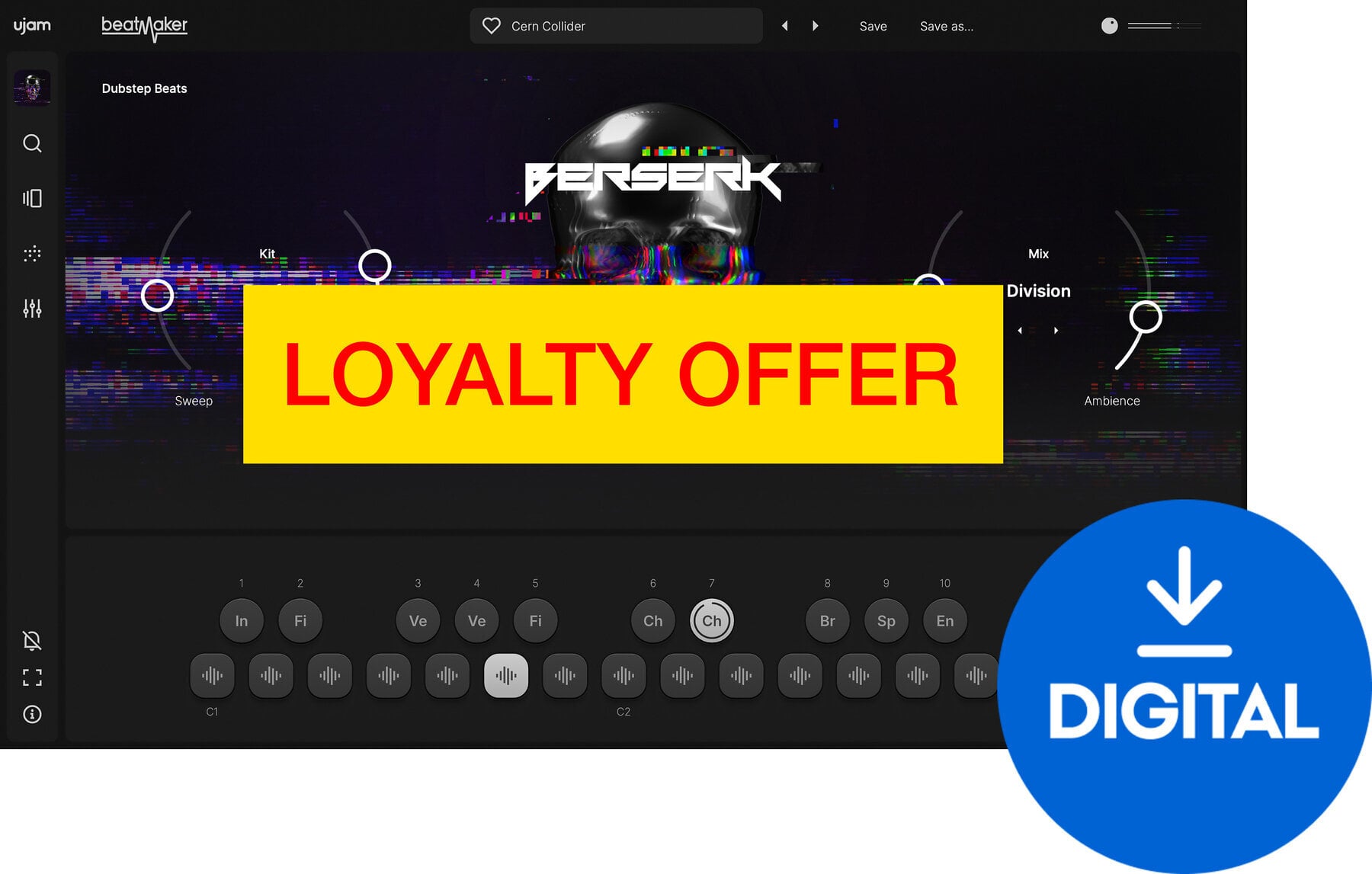 VST Instrument UJAM BERSERK Loyalty Offer (Digitaalinen tuote)