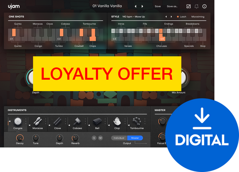 VST Instrument UJAM Groovemate LATIGO Loyalty Offer (Digitaal product) - 1