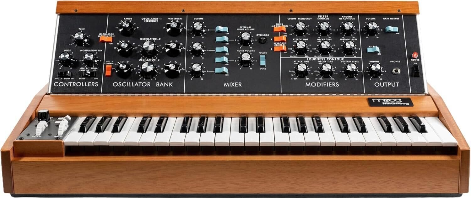 Synthesizer MOOG Minimoog Model D Bob Moog Tribute Edition Synthesizer Mahogany