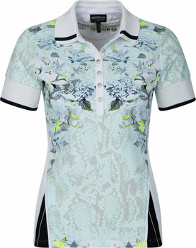 Camiseta polo Sportalm Fara Womens Polo Shirt Bleached Aqua 38 - 1