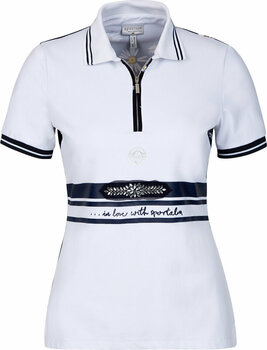 Camisa pólo Sportalm Chlora Womens Polo Shirt White 40 - 1