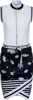 Skirt / Dress Sportalm Perfora Womens Polo Dress Optical White 36 - 1