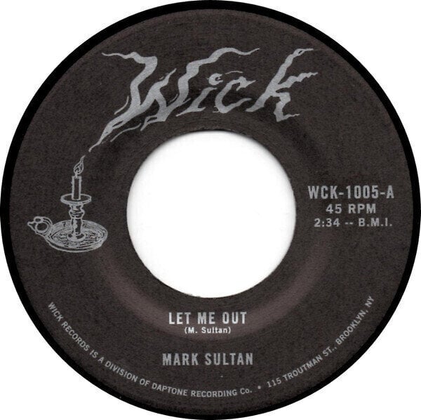 Vinyl Record Mark Sultan - Let Me Out / Be The Blood (7" SP)