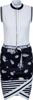 Skirt / Dress Sportalm Perfora Womens Polo Dress Optical White 34 - 1