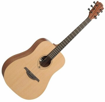 Conjunto de guitarra acústica LAG T44D PACK - 1