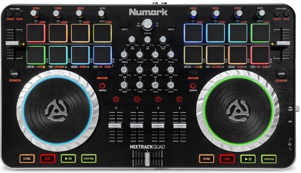 DJ-controller Numark MIXTRACK QUAD
