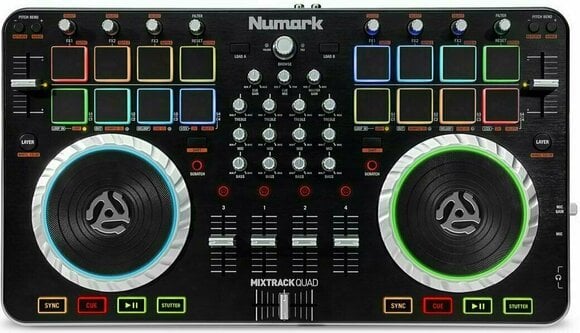Controler DJ Numark MIXTRACK QUAD - 1