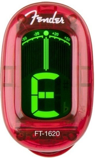 Anklemmbares Stimmgerät Fender California series Clip-On Tuner Candy Apple Red