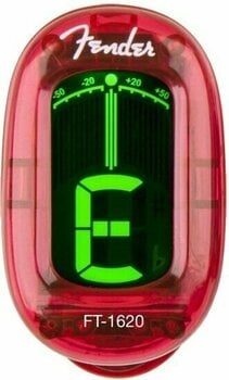 Accordeur à pince chromatique Fender California series Clip-On Tuner Candy Apple Red - 1