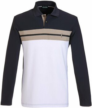 Polo-Shirt Golfino Extra Dry Piqué Langarm Herren Poloshirt Flannel 50 - 1