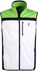 Golfino Techno Fleece Mens Vest Optic White 46 Golfino Techno Fleece Mens Vest Optic White 46