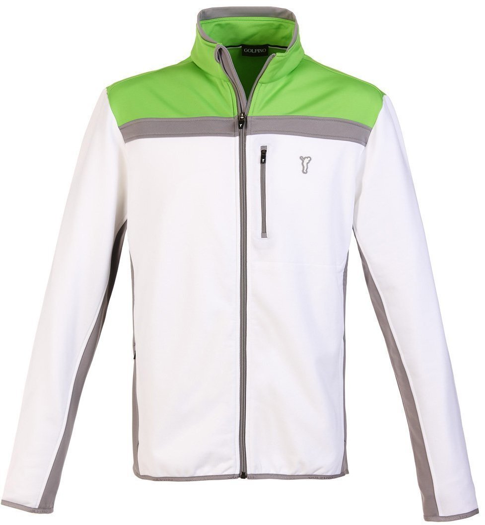 Veste Golfino Techno Fleece Mens Jacket Optic White 52