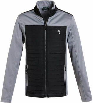 Jacket Golfino Microfibre Fleece Chrome Grey 48 - 1