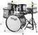 Stagg Tim Jr 5/16B Black Junior Drum Set