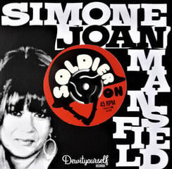 Disco in vinile Simone Joan Mansfield - Soldier On / Turn Your Frown Around (Limited Edition) (7" SP)
