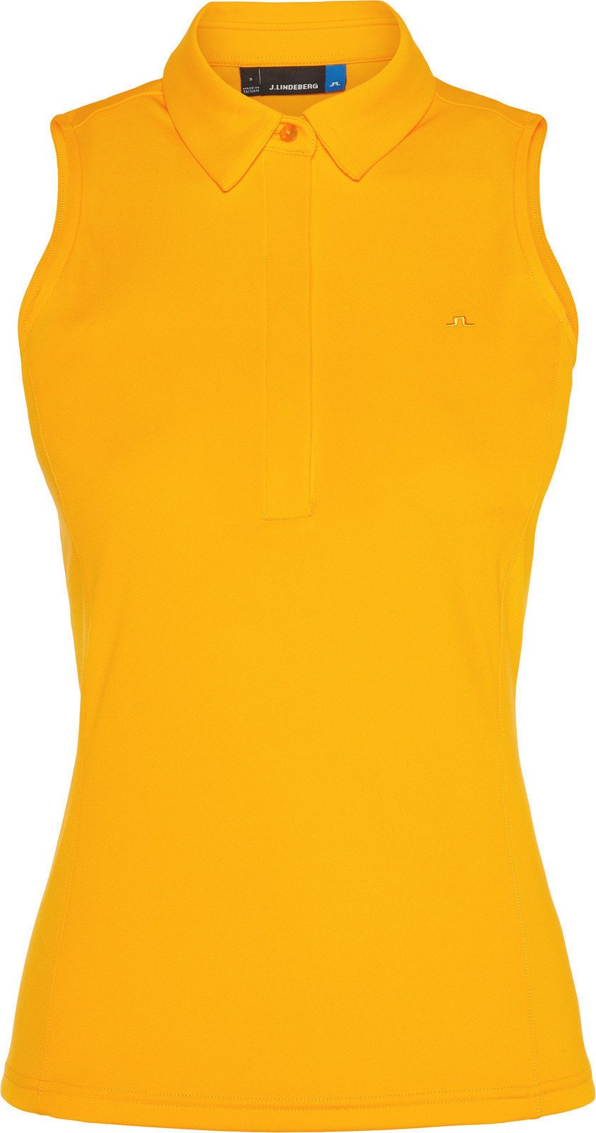 Chemise polo J.Lindeberg Dena TX Jersey Sleeveless Polo Golf Femme Warm Orange S