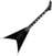 Guitarra elétrica Jackson Pro Series Wes Borland King V EB Black with White Bevels Guitarra elétrica