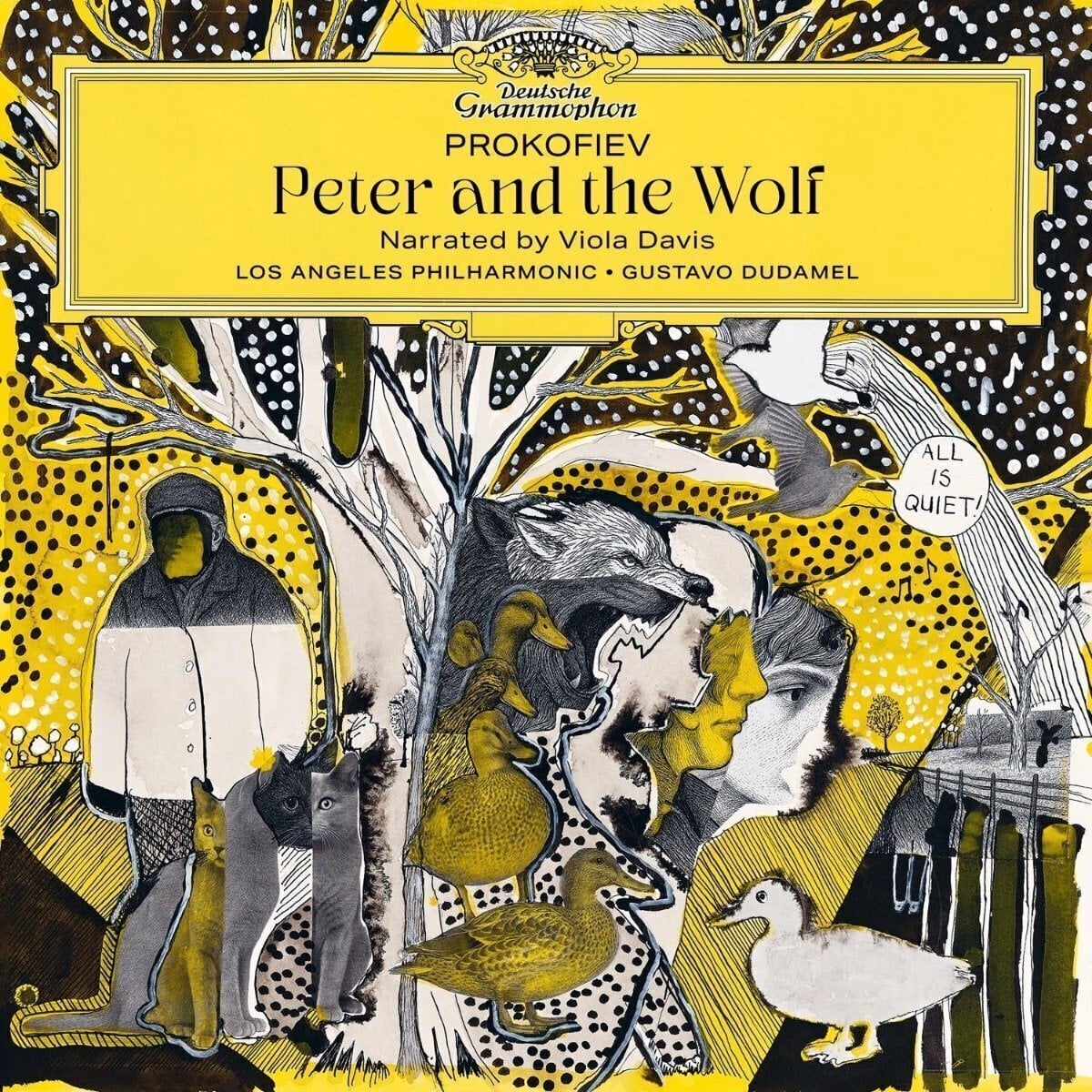Vinyl Record Davis & Dudamel & Los Angeles Philharmonic - Prokofiev: Peter And The Wolf (LP)