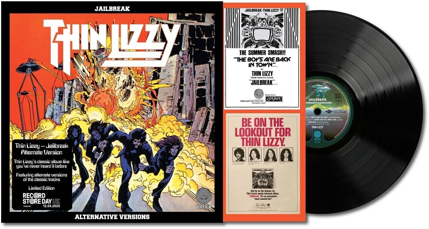 Vinüülplaat Thin Lizzy - Jailbreak Alternative Versions (Alternate Versions) (LP)