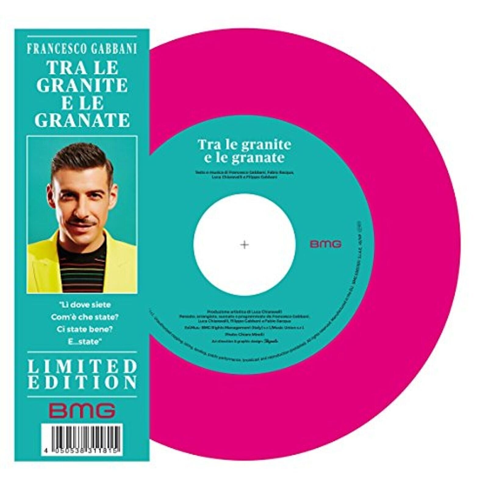 Schallplatte Francesco Gabbani - Tra Le Granite E Le Granate (Limited Edition) (7")